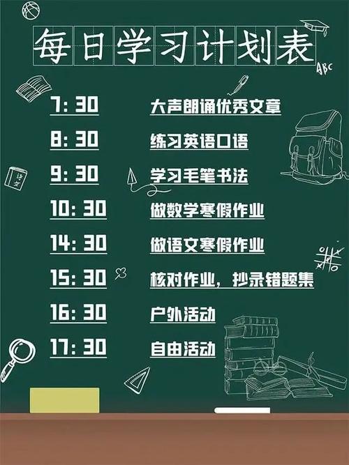 制定学习计划